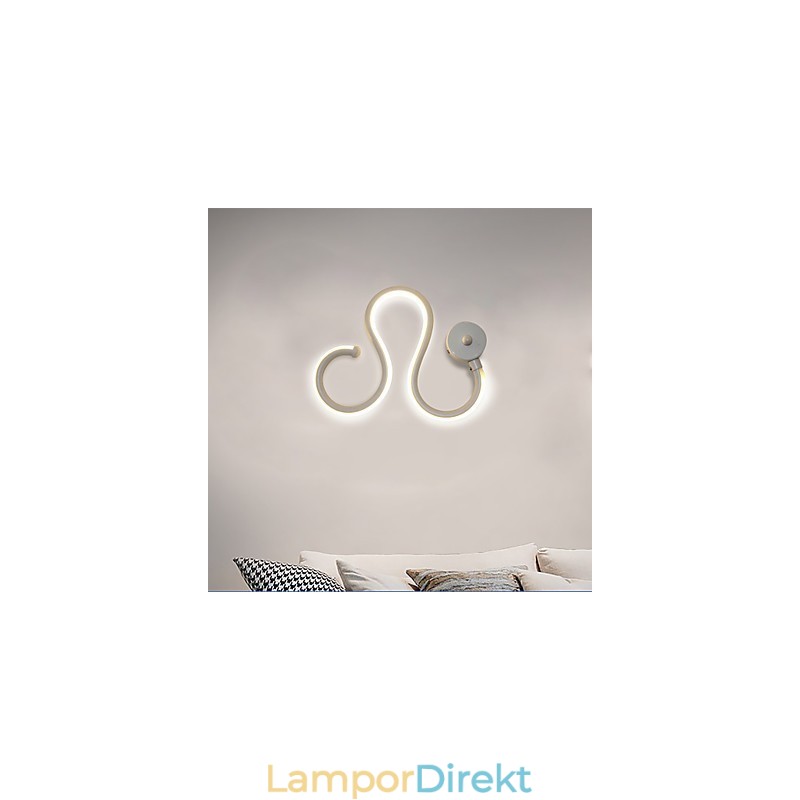 Modern Minimalistisk Lampa Aluminium Lampa Sovrum Sänglampa Dekoration Designers Formad Korridor Belysning Kreativ Vardagsrumslampor