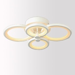 42W Flush Mount Modern Contemporary Målning Metall