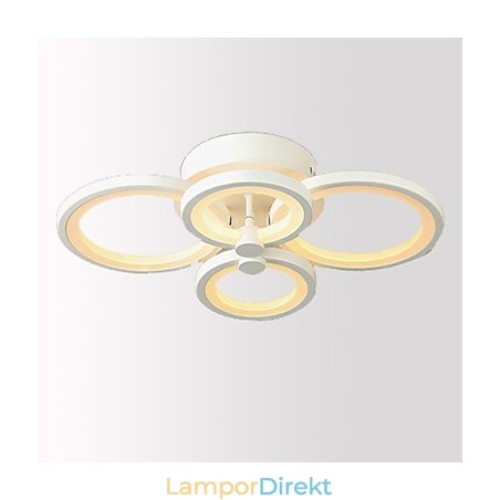 42W Flush Mount Modern Contemporary Målning Metall