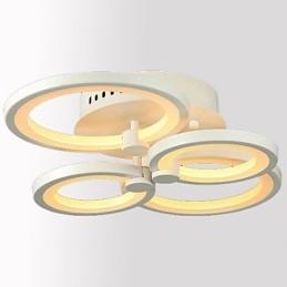 42W Flush Mount Modern Contemporary Målning Metall