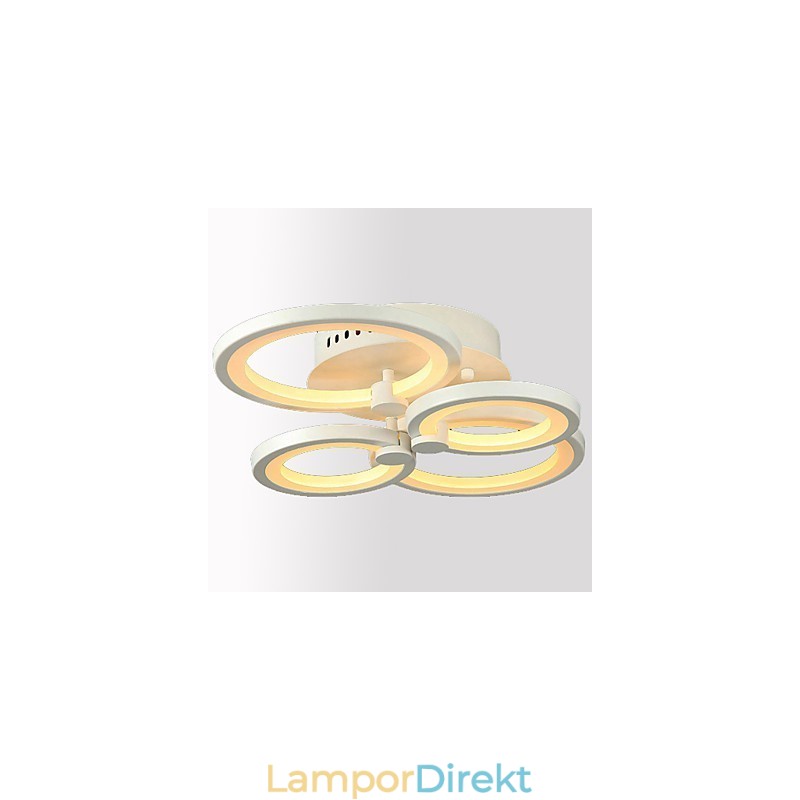 42W Flush Mount Modern Contemporary Målning Metall