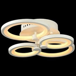 42W Flush Mount Modern Contemporary Målning Metall