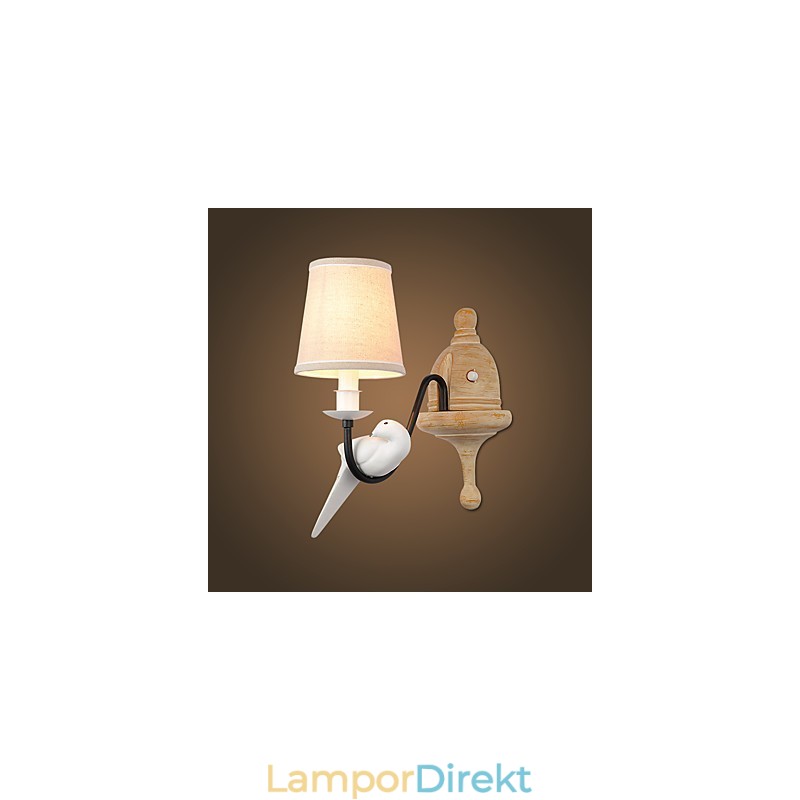 Rustik Lodge Enkel Vintagemålning Funktion Ambient Light Wall Sconces Wall Light