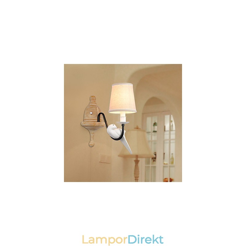 Rustik Lodge Enkel Vintagemålning Funktion Ambient Light Wall Sconces Wall Light