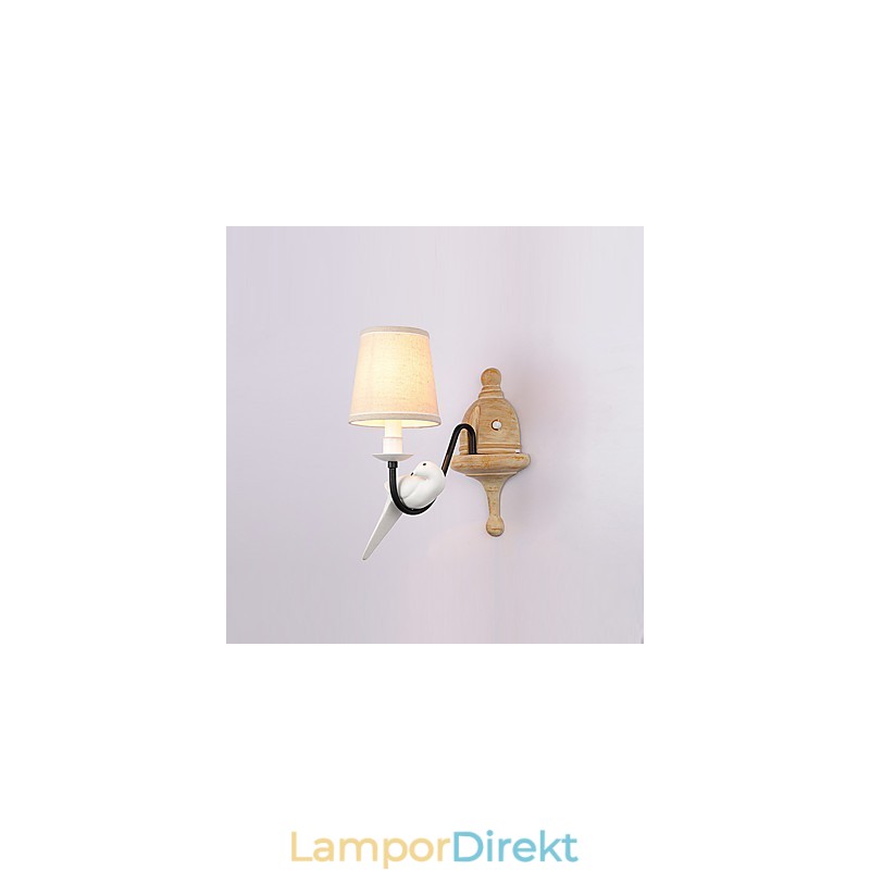 Rustik Lodge Enkel Vintagemålning Funktion Ambient Light Wall Sconces Wall Light
