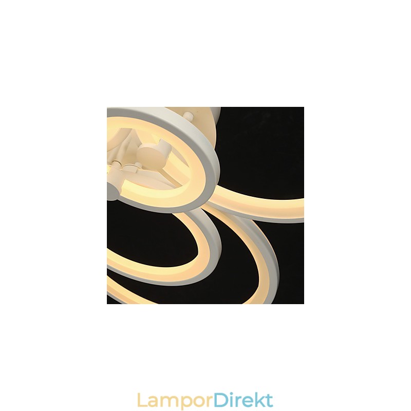 42W Flush Mount Modern Contemporary Målning Metall