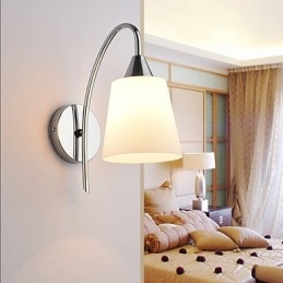 Glas Vägglampa Vägglampor Metallfot För Vägglampa