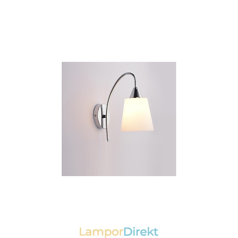 Glas Vägglampa Vägglampor Metallfot För Vägglampa