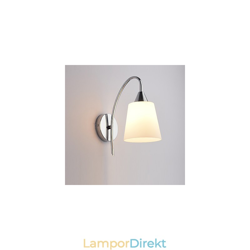 Glas Vägglampa Vägglampor Metallfot För Vägglampa