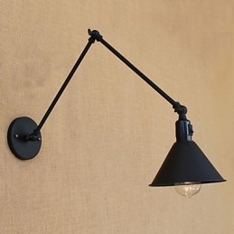 Country Retro Målningsfunktion För Mini Style Swing Arm Ögonskydd Downlight Swing Arm Lights