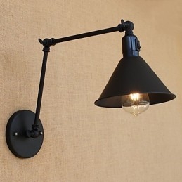 Country Retro Målningsfunktion För Mini Style Swing Arm Ögonskydd Downlight Swing Arm Lights