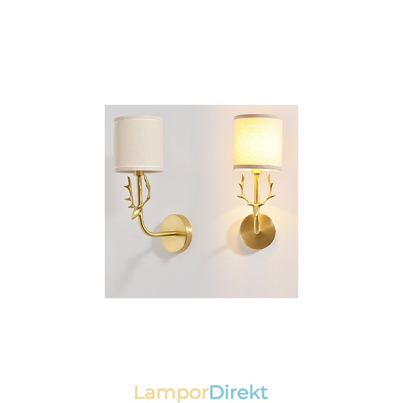 Enkel Vintage Traditionell Klassisk Mässingsfunktion För Mini Style Ambient Light Wall Sconces Wall Light