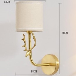 Enkel Vintage Traditionell Klassisk Mässingsfunktion För Mini Style Ambient Light Wall Sconces Wall Light