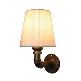 Rustik Lodge Mässing Funktion För Ambient Light Wall Sconces Vägglampa