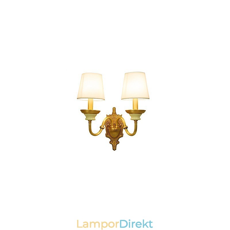Enkel Country Traditionell Klassisk Mässing Funktion För Mini Style Uplight Vägglampor Vägglampor
