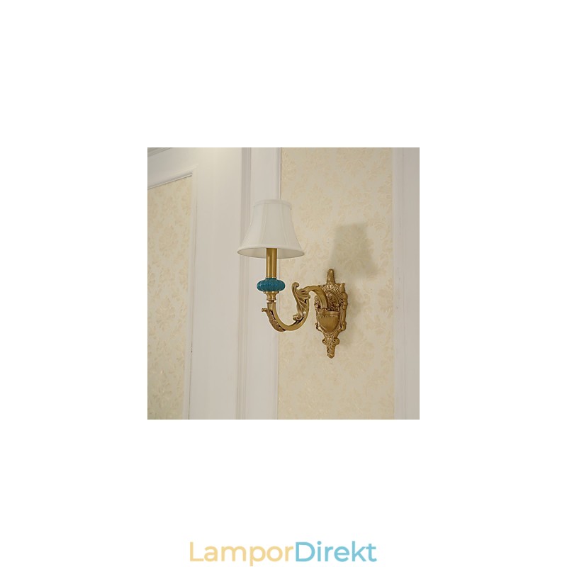 Enkel Country Traditionell Klassisk Mässing Funktion För Mini Style Uplight Vägglampor Vägglampor