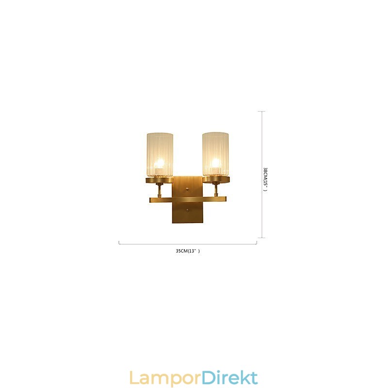 Traditionell Klassisk Country Mässing Funktion För Mini Style Uplight Vägglampor Vägglampa