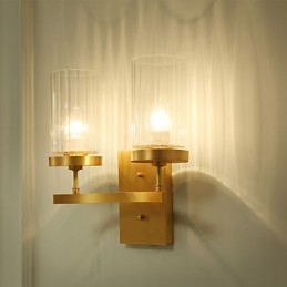 Traditionell Klassisk Country Mässing Funktion För Mini Style Uplight Vägglampor Vägglampa