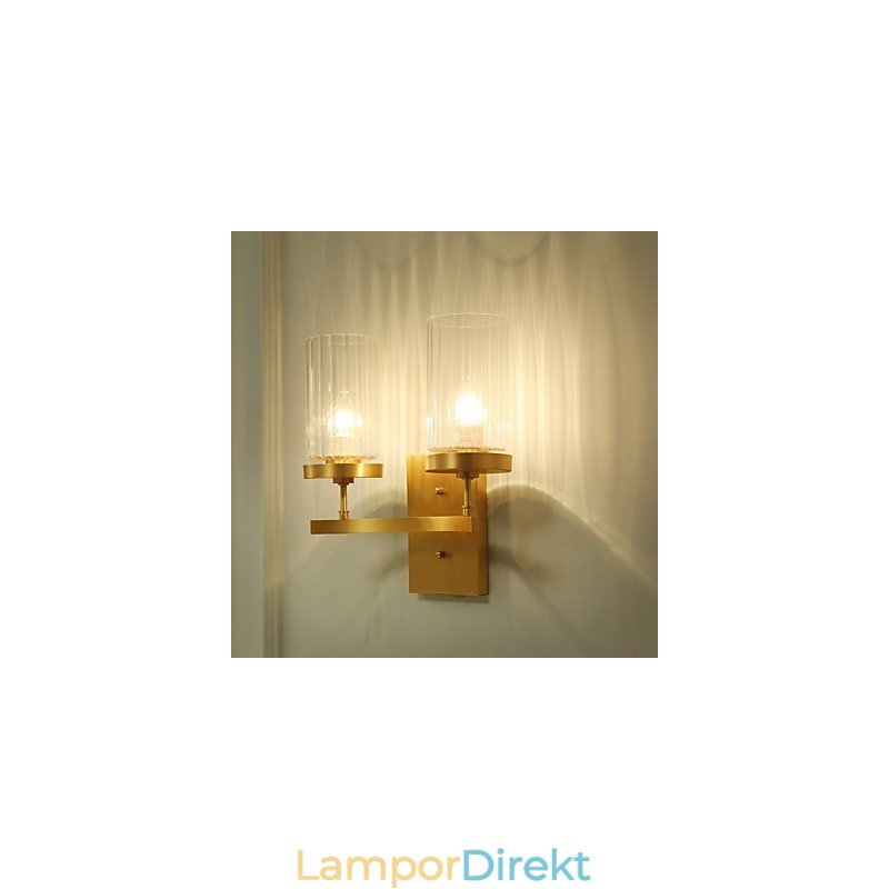 Traditionell Klassisk Country Mässing Funktion För Mini Style Uplight Vägglampor Vägglampa