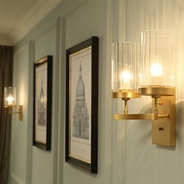 Traditionell Klassisk Country Mässing Funktion För Mini Style Uplight Vägglampor Vägglampa