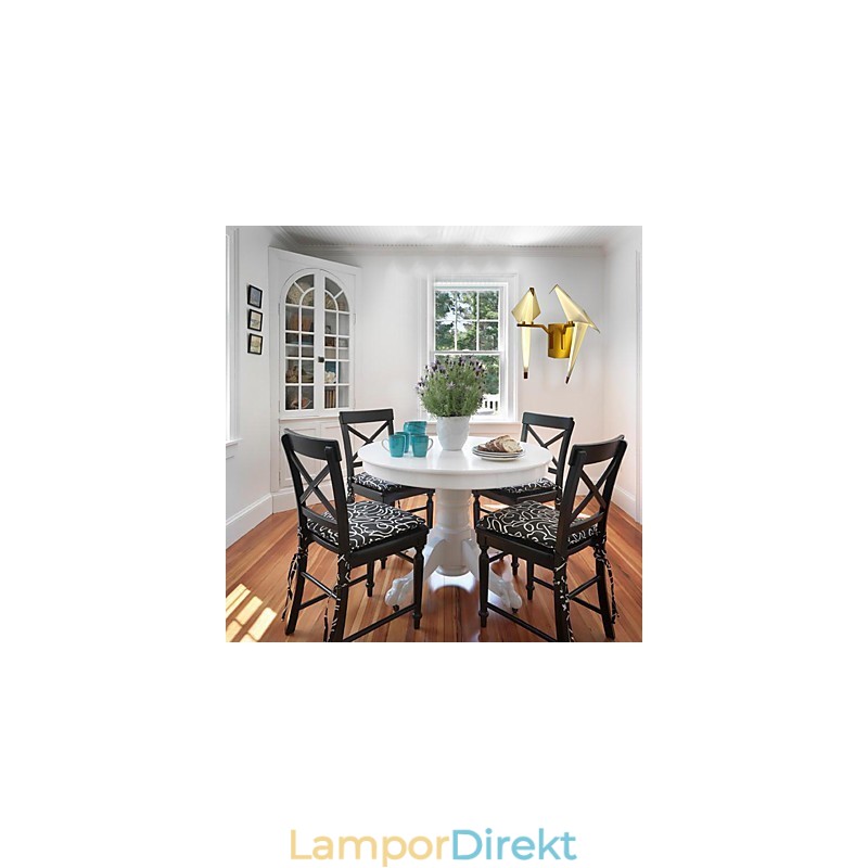 Integrerad Enkel Traditionell Klassisk Countryguldfunktion För Omgivande Ljus I Ministil