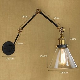 Enkel Vintage Country Retro Målning Funktion För Swing Arm Eye Protection Ambient Light