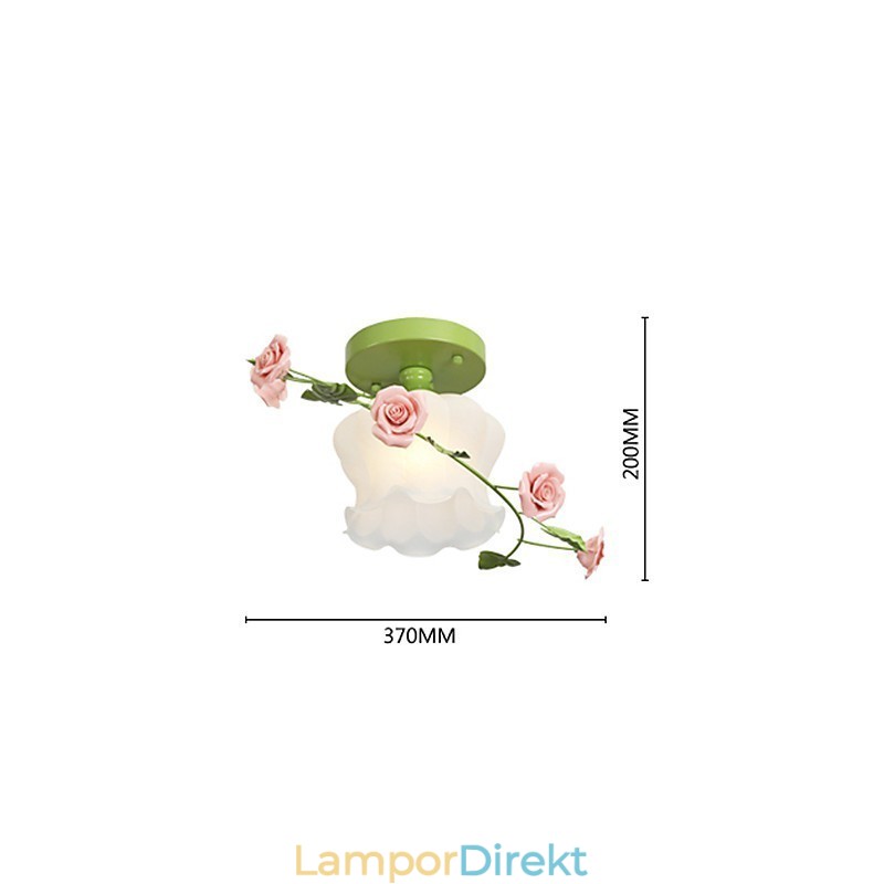 Alla Hjärtans Dag Rose Garden Blommor Och Växter Absorberar Kupolljus