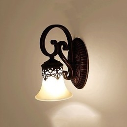 Hotelllobby Vägglampa Sovrum Europeisk Vägglampa Kreativ Vardagsrumslampa Dekoration Retro Korridor Vägglampa