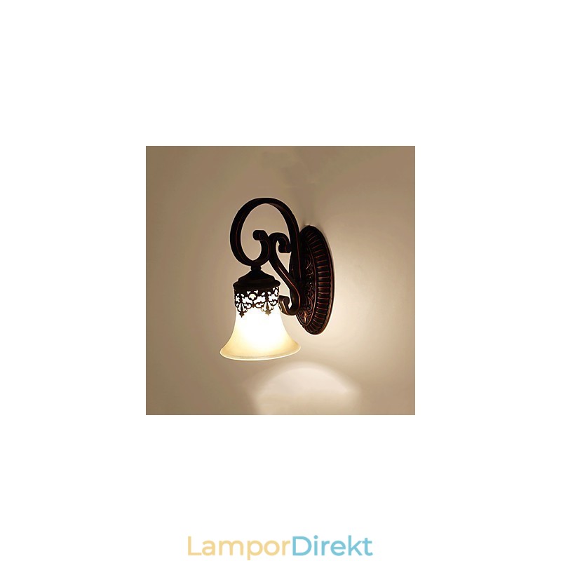 Hotelllobby Vägglampa Sovrum Europeisk Vägglampa Kreativ Vardagsrumslampa Dekoration Retro Korridor Vägglampa