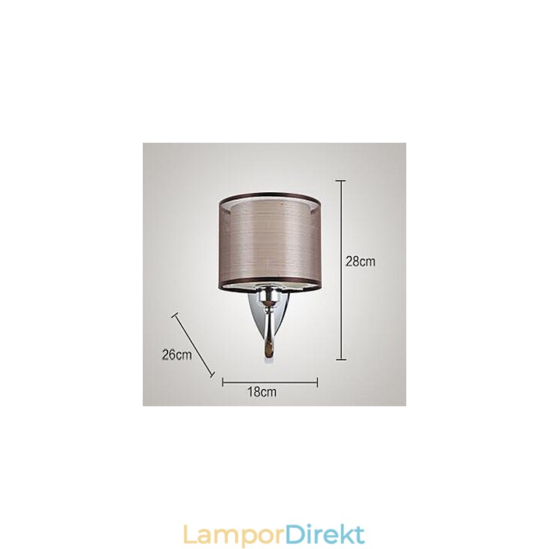 Vintage Elektropläterad Funktion Downlight Vägglampor Vägglampa