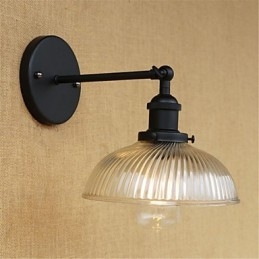 Country Retro Painting Feature För Mini Style Eye Protection Ambient Light Wall Sconces