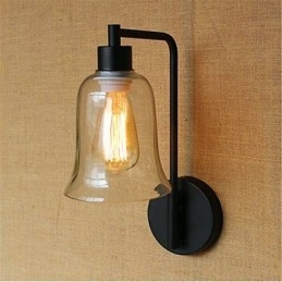 Rustik Lodge Country Black Oxide Finish Funktion För Svängarmsljus