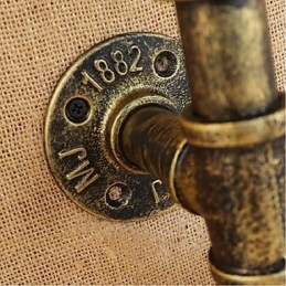 Retro Industrial Wind Switch Vattenflaska Vägglampa Vägg Ljusblå