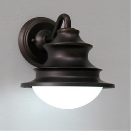 Självfördelning Rustik Lodge Målningsfunktion För Arc Ambient Light Wall Sconces Wall Light
