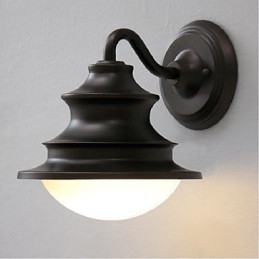 Självfördelning Rustik Lodge Målningsfunktion För Arc Ambient Light Wall Sconces Wall Light