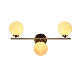 Glasvägglampa Modern Modern Bronsfunktion För Mini Style Uplight Wall Sconces Wall Light
