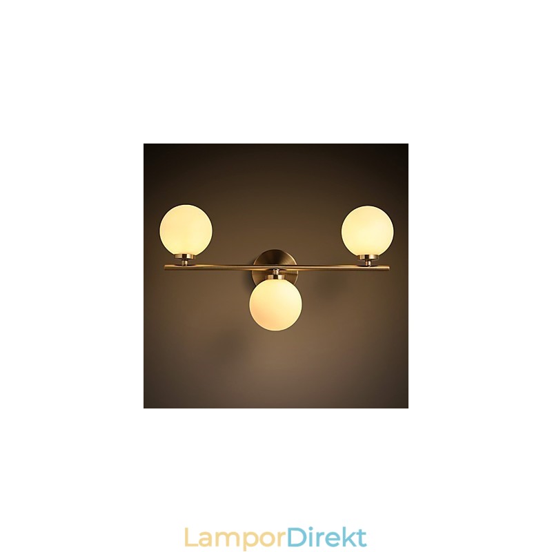 Glasvägglampa Modern Modern Bronsfunktion För Mini Style Uplight Wall Sconces Wall Light