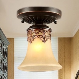Vintage Country Island Målning Metal Flush Mount