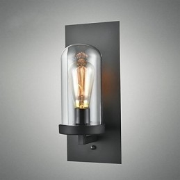 Kreativ Modern Minimalistisk Restaurang Bar Amerikansk Landgångstrappa Edison Vägg Enkel Pannlampa Glas