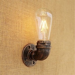 Country Retro Painting Feature För Mini Style Ambient Light Vägglampor Vägglampa