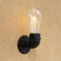 Country Retro Painting Feature För Mini Style Ambient Light Vägglampor Vägglampa
