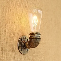 Country Retro Painting Feature För Mini Style Ambient Light Vägglampor Vägglampa