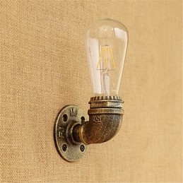 Country Retro Painting Feature För Mini Style Ambient Light Vägglampor Vägglampa