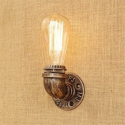 Country Retro Painting Feature För Mini Style Ambient Light Vägglampor Vägglampa