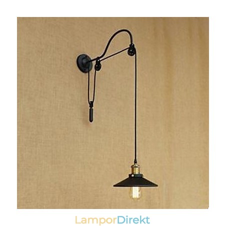 Lyftande Matsal Vägglampa Med Justerbar Gänga Längd På Retro Kreativ Karaktär Sovrum Vägglampa Järn Lyftande Matsal Vägglampa Med Justerbar Gänga Längd På Retro Kreativ Karaktär Sovrum Vägglampa Järn