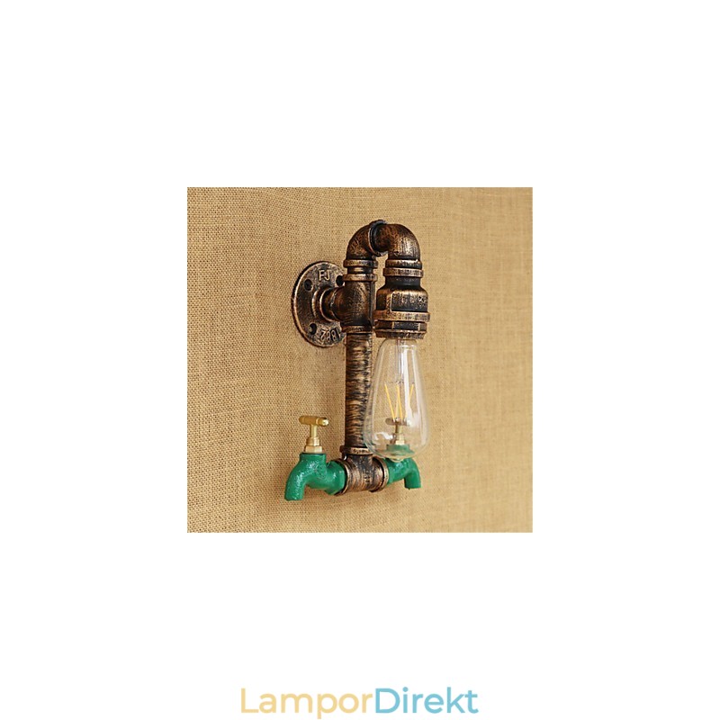 Country Retro Painting Feature För Mini Style Ambient Light Wall Sconces Wall Light