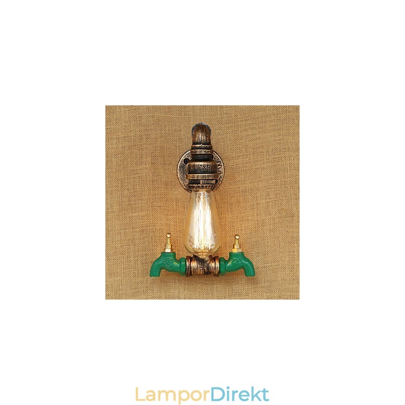 Country Retro Painting Feature För Mini Style Ambient Light Wall Sconces Wall Light