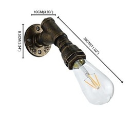 Vägglampa Vägglampor Väggjärn Vägglampa Stum Svart Ljussabel Lampa På Vägg