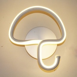 Modern Minimalistisk Lampa Sovrum Sänglampa Korridorer Hotell Projektbelysning Aluminium Cirkulär Vägglampa