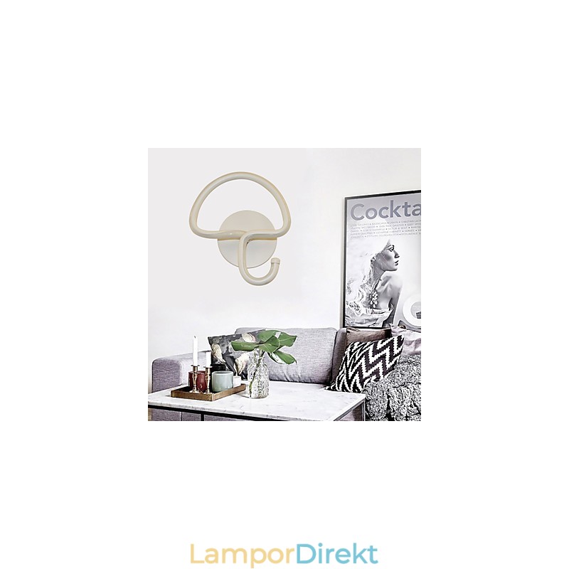 Modern Minimalistisk Lampa Sovrum Sänglampa Korridorer Hotell Projektbelysning Aluminium Cirkulär Vägglampa